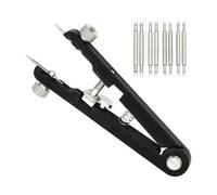 MZMZM Ouvre-Bracelet de Montre, Remplacement de la Barre à Ressort 6825, démontage de l'outil de démontage de la Broche de Connexion(Black and Silver)