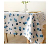 MZSKLW Nappe Impermeable Nappe Carrée en PVC, Rectangulaire, Imperméable, Couverture De Table, Résistante À l'huile, Essuyable(Blueberry Pattern,120x160cm)