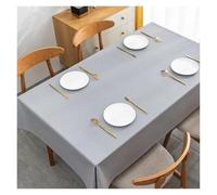 MZSKLW Nappe Impermeable Nappe De Table À Thé en PVC Imperméable, Couverture Carrée Rectangulaire Résistante l'huile(Grey,80x120cm)
