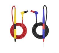 Mztaao Paire de sondes multimètre avec fils en cuivre pur et pointes ultra-fines à faible résistance, prise jack 4 mm compatible avec la plupart des testeurs, idéal pour l'électronique