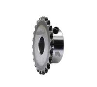 MZTZHVNVGK 1 pièce 25-40 dents 04C chaîne engrenage 45# acier 8 mm-15 mm alésage industriel pignon roue moteur chaîne entraînement pignon pas de dent 6,35 mm Engrenages coniques(8mm,27 Teeth)