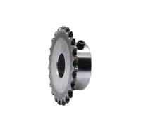 MZTZHVNVGK 1 pièce 8-24 dents 04C chaîne engrenage 45# acier 6 mm-15 mm alésage industriel pignon roue moteur chaîne entraînement pignon pas de dent 6,35 mm Engrenages coniques(12mm,22 Teeth)