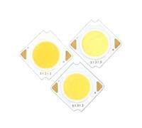 MZTZHVNVGK 5 pièces 3W 5W 7W 10W 12W 15W 18W haute puissance LED COB Bridgelux Source puce 13mm Diodes CRI90 for ampoule for assembler soi-même projecteur Downlight(4000K Neutral light,15W DC45-48V)