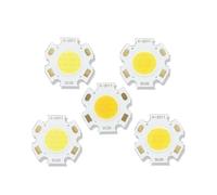 MZTZHVNVGK 5 pièces haute Lumen 3W 5W 7W 10W Ra≥ 80 LED COB Bridgelux puce 20 * 20mm Diode électroluminescente for bricolage projecteur Downlight accessoires(4000K Natural light,7W 300mA 5pcs)