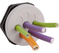 N/A Icotek KEL-DPZ 63/35 43763 Ø max. des bornes 6.5 mm Polyamide, Elastomère gris 1 pc(s)