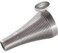 Klint Cône avec vis de blocage pour Testo 30 en acier inoxydable Adaptateur argenté 1/8" Boulon hexagonal avec vis de blocage