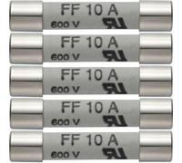 N/A testo 0590 0005 Lot de 5 fusibles de rechange 10 A/600 V,