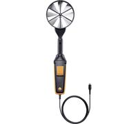 N/A testo 0635 9372 Sonde à hélice très précise (Ø 100 mm) avec capteur de température, avec fil,