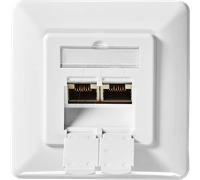 N CCBW89200IV - Prise RJ45 encastrée, double, catégorie 6
