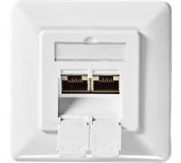 N CCBW89250IV - Prise RJ45 encastrée, double, catégorie 6a