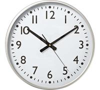 Nedis CLWA016PC38AL Horloge Murale Circulaire Diamètre 38 cm Chiffres faciles à Lire