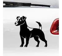 N.I.Edit.H Autocollant avec silhouette de chien berger allemand, caniche, labrador, malinois, A. Stanford, Jack Russell, bouledogue français, schnauzer, teckel (Jack Russell)