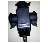 N & L 10195 Adaptateur triple caoutchouc 230 V noir IP44