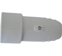 N & L 26718 Fiche électrique femelle avec terre caoutchouc 230 V gris IP20