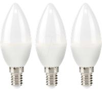 Nedis LBE14C352P3 energy-saving lamp Blanc chaud 2700 K 4,9 W E14 F