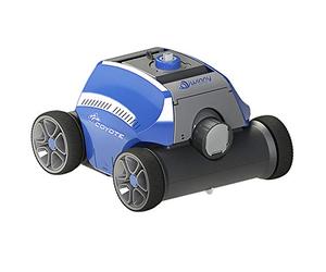 N NETSPA, RO-COYOTE2, Robot Aspirateur pour Piscine Coyote, Nettoyeur de Fond avec Un Système sans Fil et Une Batterie Rechargeable Intégrée, Capacité de Filtration de10 m3/h sur Une Surface de 80m2