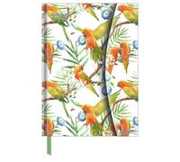 N NEUMANNVERLAGE Agenda de poche Jungle 2025, 16 x 22 cm, avec fermeture magnétique et ruban marque-page, poche pour cartes de visite, calendrier annuel et international : Magneto Diary