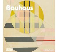N NEUMANNVERLAGE Calendrier à brochures Bauhaus 2025, 30 x 30 cm, calendrier mural avec œuvres d'art sélectionnées, jours fériés internationaux, phases de la lune et beaucoup d'espace pour les notes