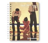 N NEUMANNVERLAGE - Jack Vettriano 2025 Diary, 16,5 x 21,6 cm, agenda de poche avec douze pages d'images et pages de notes, planificateur amovible, calendrier annuel et international : diary