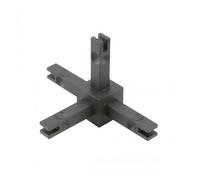 N ud d'assemblage pour système Cadro - quadruple 4D noir HETTICH