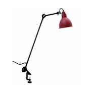 Lampe Gras N201 Lampe à Poser Mat Noir et Rouge Mat