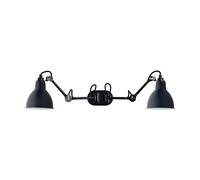 Lampe Gras N204 Applique Murale Double Mat Noir et Bleu Mat
