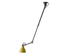Lampe Gras N302 Plafonnier Mat Noir et Mat Jaune