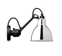 N304 Applique Murale Noir Mat & Chrome avec Interrupteur Marche/arrêt