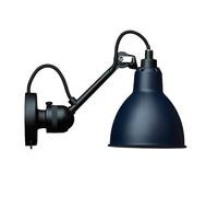 N304 Applique Murale Noir Mat et Bleu Mat avec Interrupteur Marche/arrêt