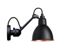 N304 Applique Murale Noir Mat et Noir Mat et Cuivre avec Interrupteur Marche/arrêt
