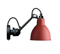 N304 Applique Murale Noir Mat et Rouge Mat avec Interrupteur Marche/arrêt