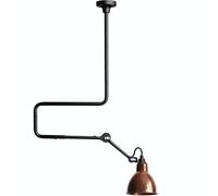 Lampe Gras N312 Plafonnier Mat Noir/ Cuivre Brut