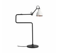 N317 Lampe à Poser Noir Mat & Blanc et Cuivre