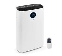 N8WERK Purificateur d'air avec système de filtration à 6 filtres H14 CADR 185 m³/h Pour les personnes allergiques filtre le pollen la poussière les bactériespar app Incl. lumière UVC