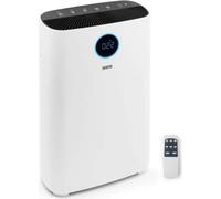 N8WERK Purificateur d'air avec système de filtration à 6 filtres H14 CADR 185 m³/h Pour les personnes allergiques filtre le pollen la poussière les bactériespar app Incl. lumière UVC