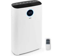 N8WERK Purificateur d'air Système de filtration à 6 filtres H14 Filtre pour personnes allergiques Filtre pollen Poussière Bactéries etc.par App Lumière UVC Taille de la pièce jusqu'à 50 m²