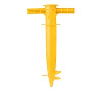 NA Base de parapluie en plein air Réglable Plastique Sun Beach Patio Parapluie Sand Terre Outils d'ancre Stand Spike Spike Auteur Gardez le support