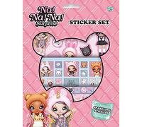 NA!NA!NA! Set d'autocollants Surprise - Stickers Scintillants avec Motifs de Jolies Filles NaNaNa sur 3 Planches d'autocollants 620148
