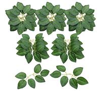 NA Woohome Lot de 250 feuilles de roses artificielles en vrac pour bouquets de mariage, décorations de fête, couronnes de vigne