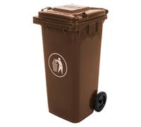 nabbi Cendrier Mulltonne 120 L - brun