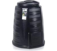 NABBI Composteur de jardin IKECO340 340 l - Noir