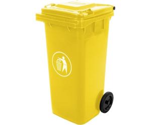 nabbi Mulltonne 120 L cendrier - jaune