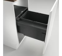 NABER 8012310 Trieur de déchets 22 litres COX® BASE 360 S/400-1 anthracite, H 360 mm