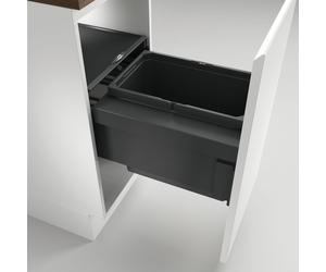 NABER 8012310 Trieur de déchets 22 litres COX® BASE 360 S/400-1 anthracite, H 360 mm