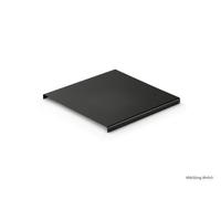 NABER 8051050 Tablette Cubo, système d'étagères, L 862 mm pour largeur 900, noir mat