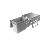 Naber, Cox® Base 1T 400-1. collecteur de déchets, gris clair, hauteur 360 mm - poubelles