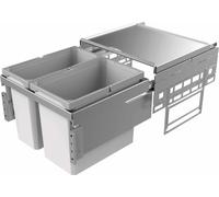 Naber, Cox® Base 1T 500-2. Collecteur de déchets, gris clair, hauteur 360 mm - Poubelles