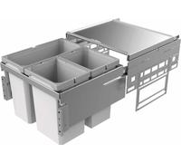 Naber, Cox® Base 1T 500-3. Collecteur de déchets, gris clair, hauteur 360 mm - Poubelles