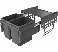NABER Cox® Base 360 K/500-2, Collecteur de déchets pour tiroirs à casseroles, sans couvercle anthracite, H 360 mm