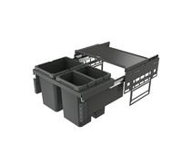 Naber Cox® Base 360 K/600-3, Collecteur de déchets pour tiroirs à casseroles, sans couvercle anthracite, H 360 mm 8013489